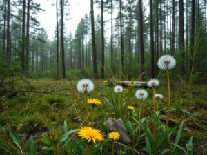 Foraging flowers for beginners sowing dandelions